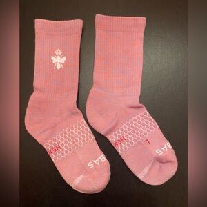 Bombas Youth Hex Tec Socks Pink Size Y (12T - Y3) NWOT